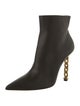 Tom Ford Leather Chain-Link Accents Boots