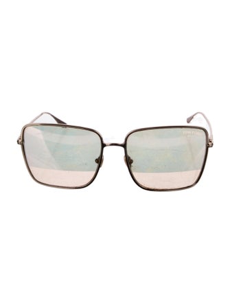 Tom Ford Oversize Mirrored Sunglasses