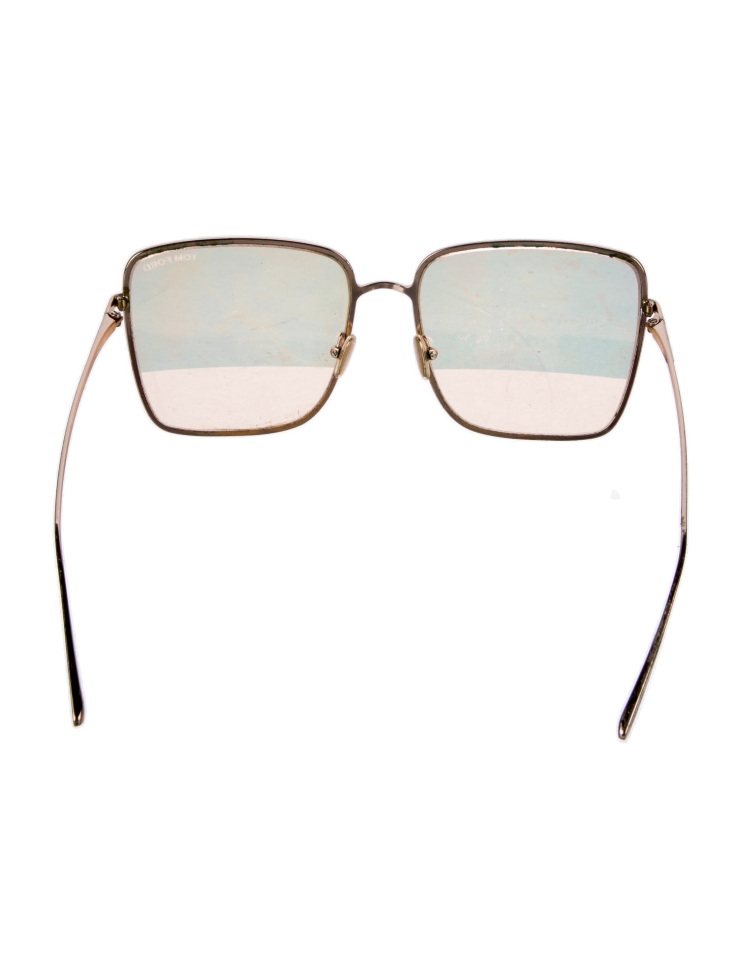 Tom Ford Oversize Mirrored Sunglasses