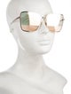 Tom Ford Oversize Mirrored Sunglasses