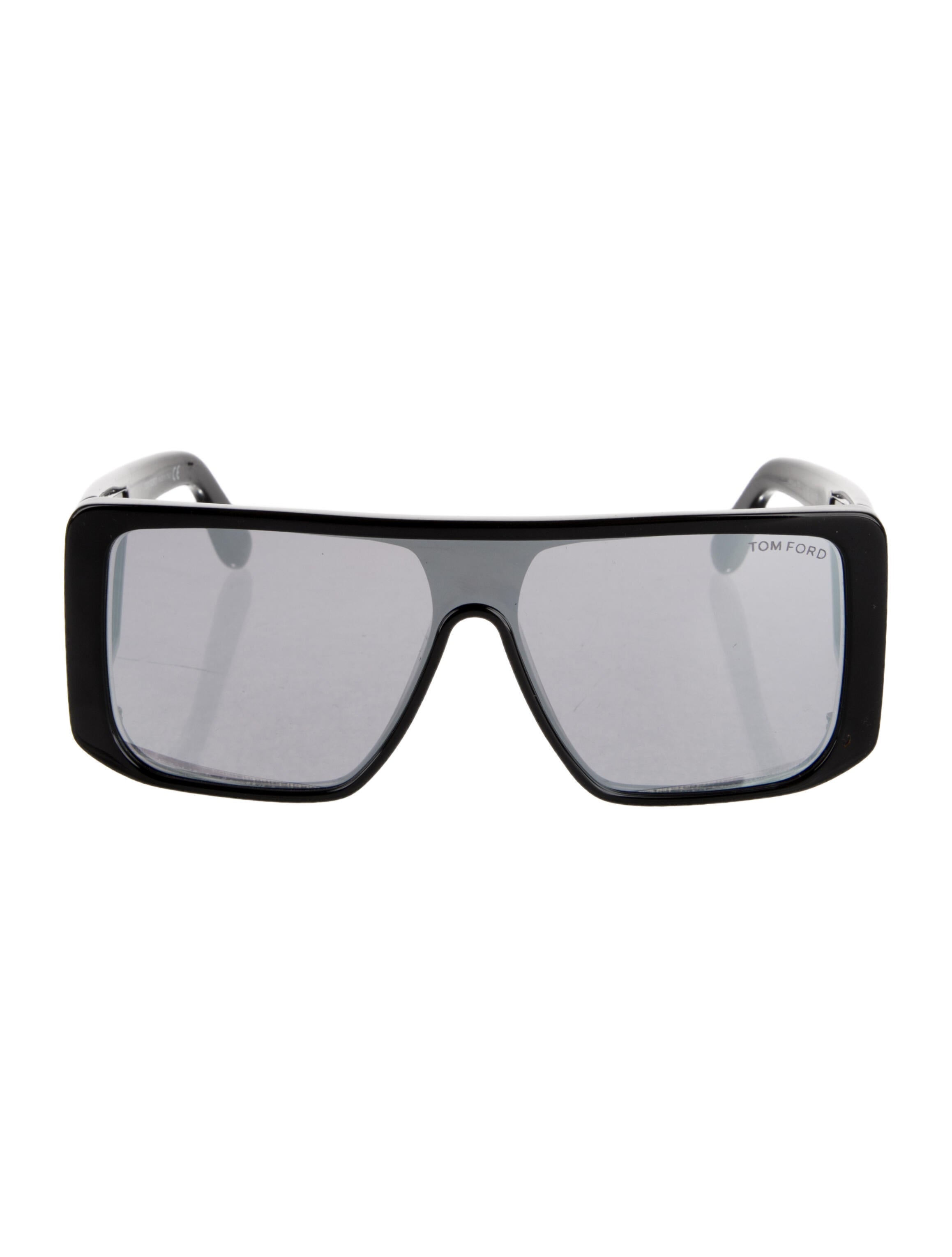 Tom Ford Shield Mirrored Sunglasses w/ Tags