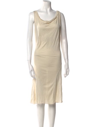 Tom Ford Cowl Neck Knee-Length Dress