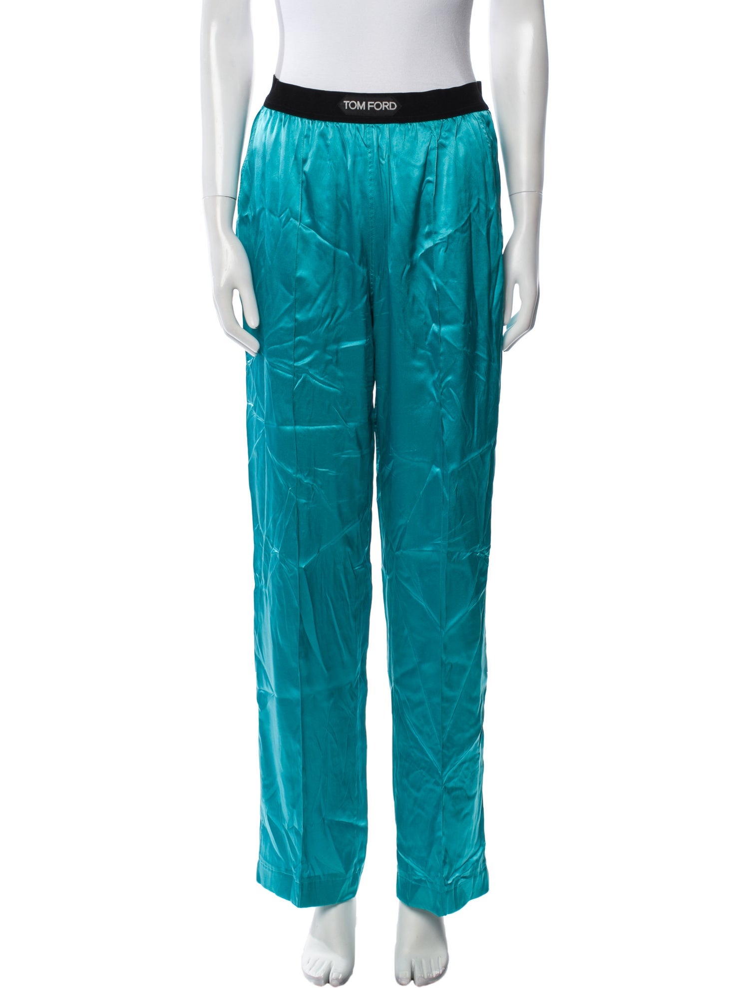 Tom Ford Silk Straight Leg Pants