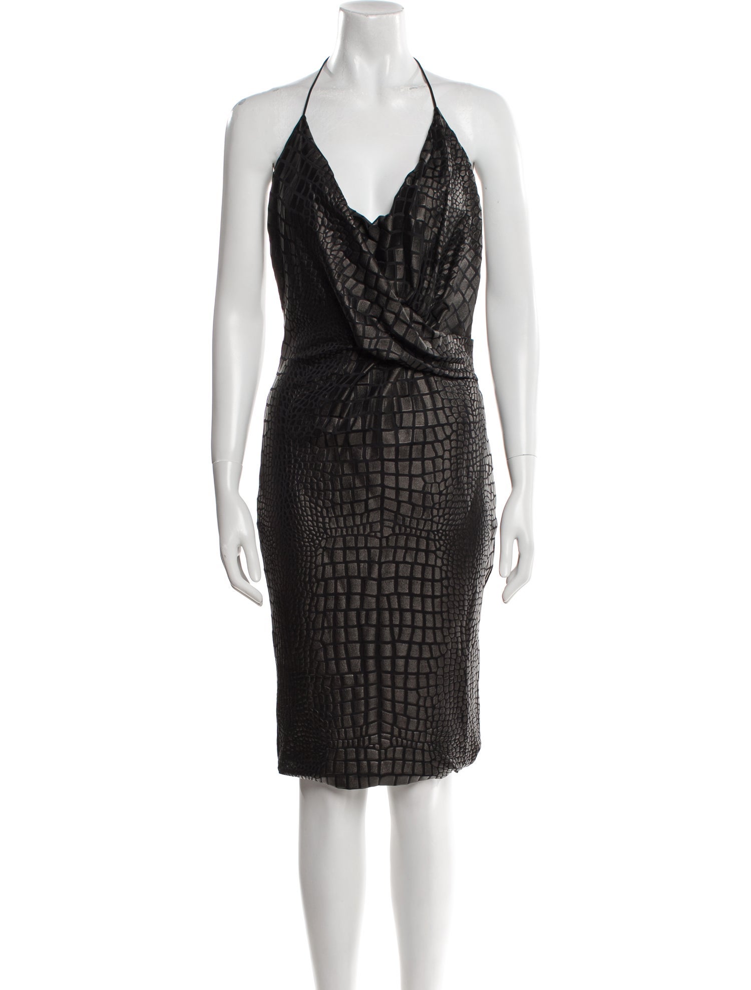 Tom Ford Halterneck Knee-Length Dress