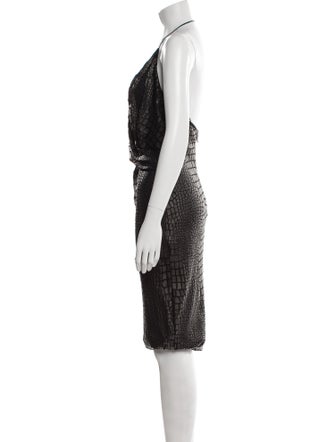 Tom Ford Halterneck Knee-Length Dress