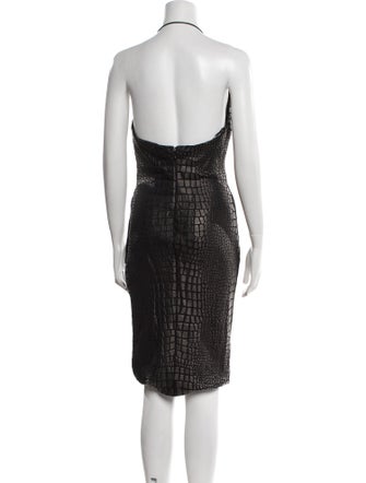 Tom Ford Halterneck Knee-Length Dress