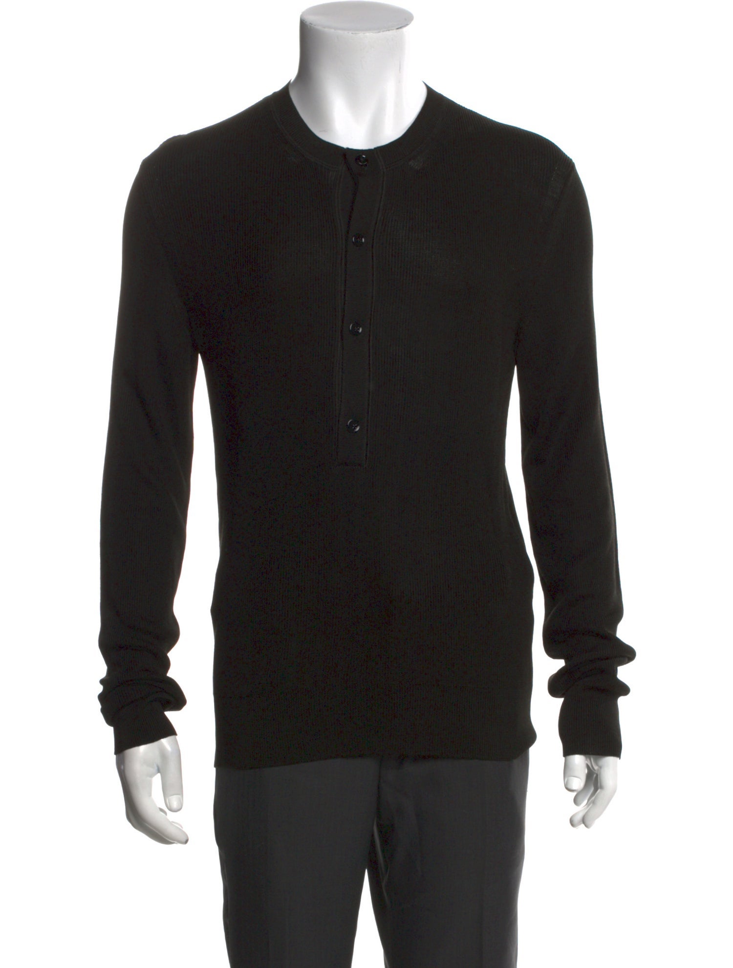 Tom Ford Silk Crew Neck Cardigan w/ Tags