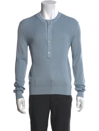 Tom Ford Silk Crew Neck Pullover
