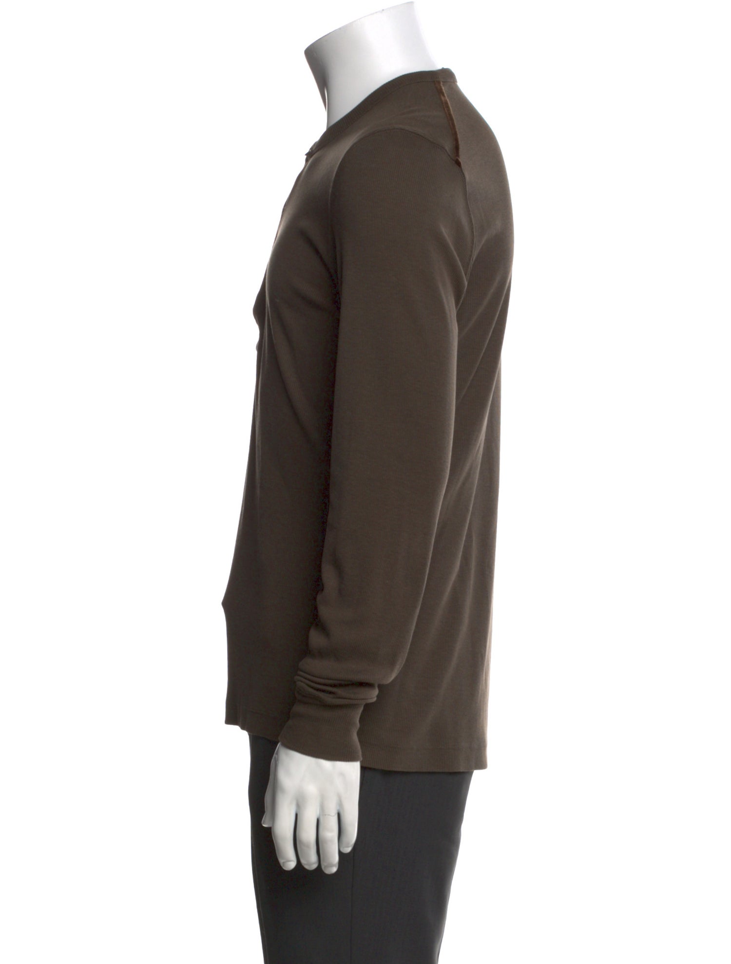 Tom Ford Crew Neck Long Sleeve Henley