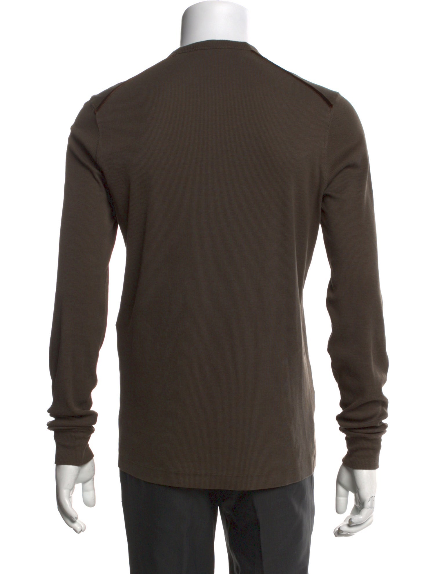 Tom Ford Crew Neck Long Sleeve Henley