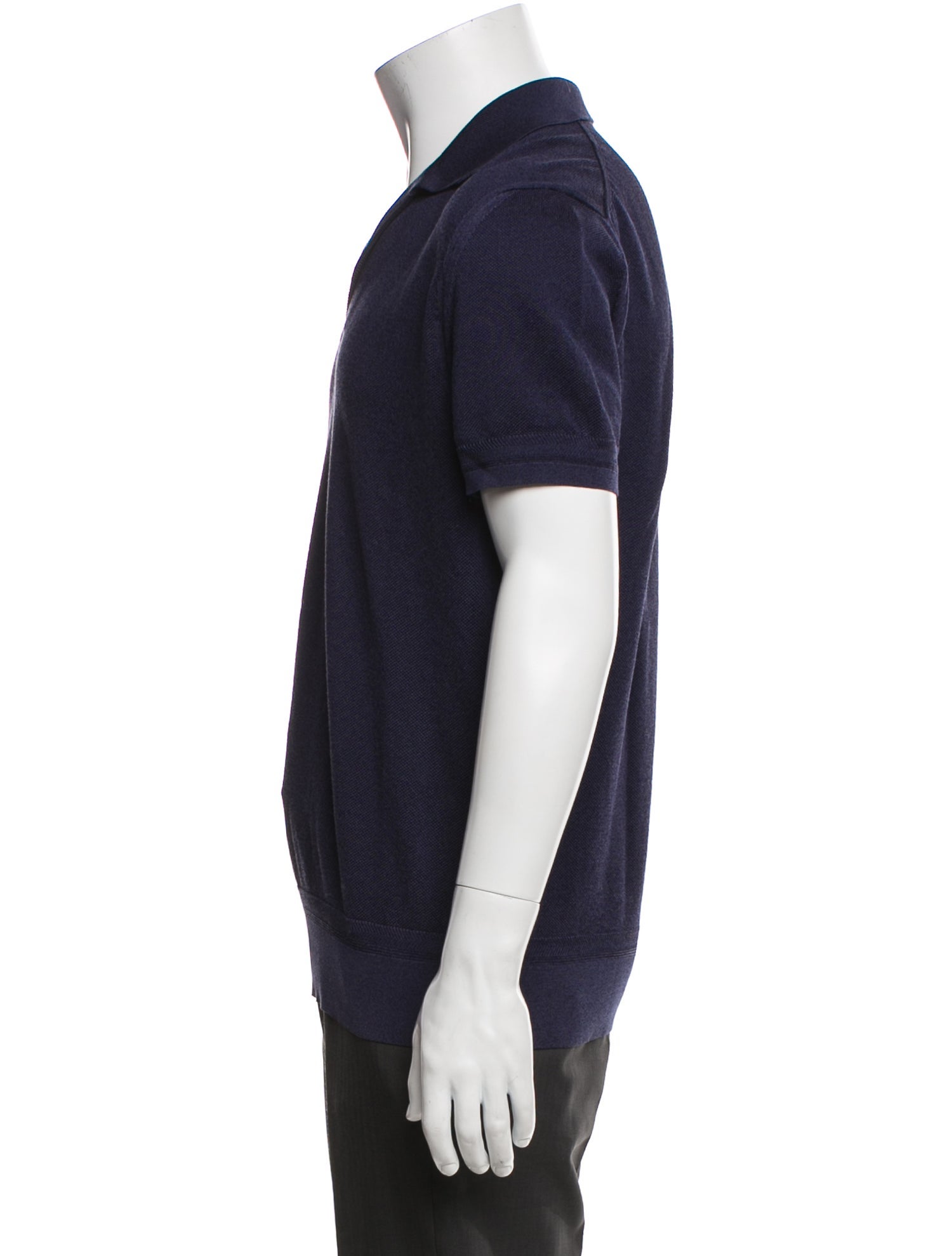 Tom Ford V-Neck Short Sleeve Polo Shirt