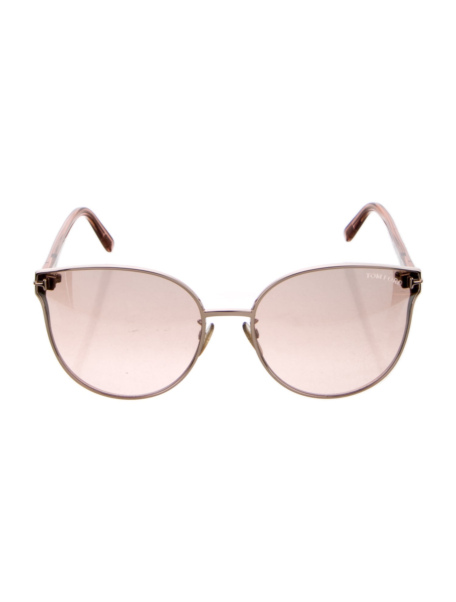 Tom Ford Oversize Mirrored Sunglasses