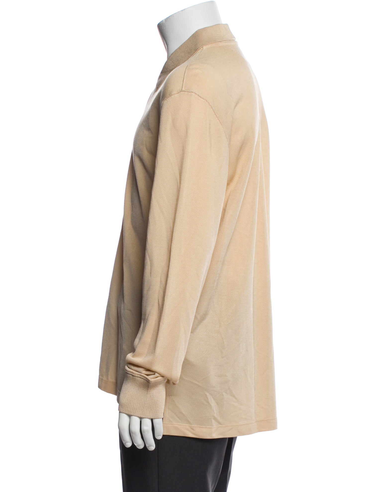 Tom Ford Collar Long Sleeve Polo Shirt