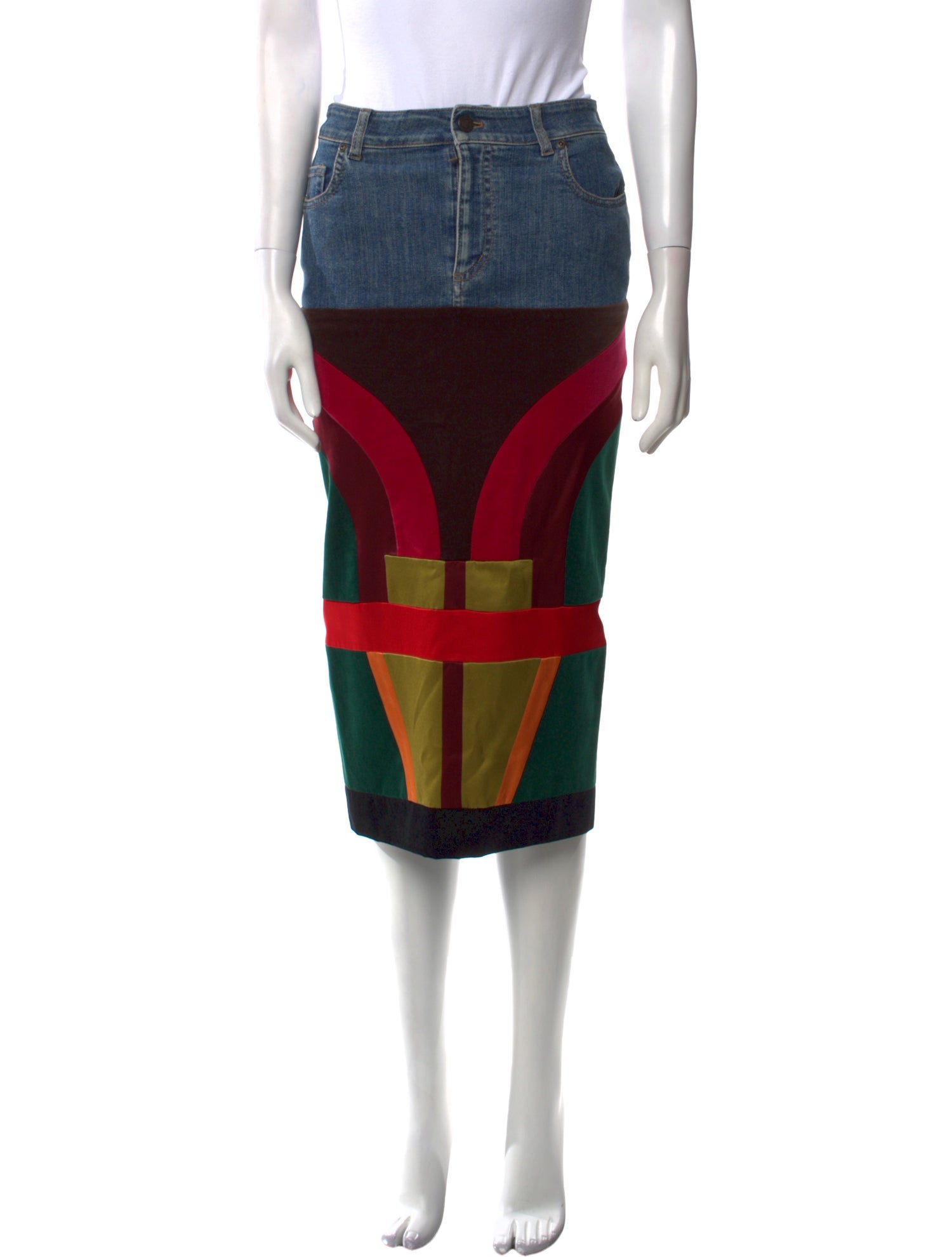 Tom Ford Printed Knee-Length Skirt