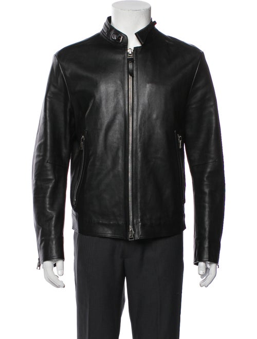 Tom Ford Calf Leather Moto Jacket