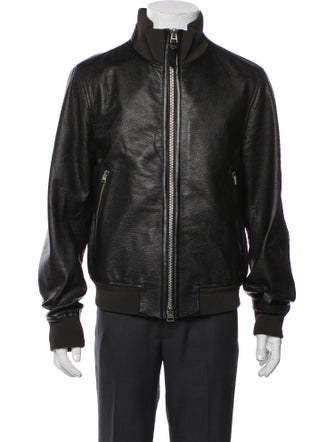 Tom Ford Lamb Leather Bomber Jacket