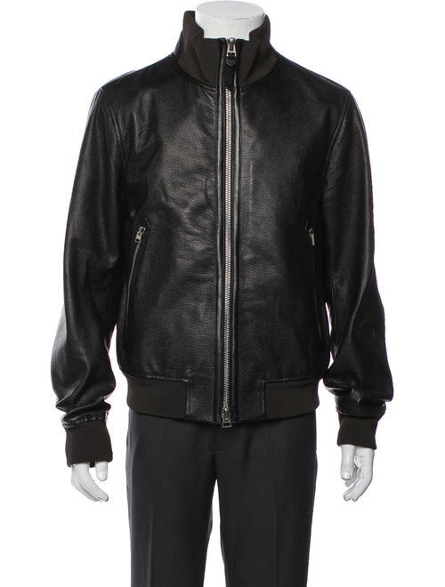 Tom Ford Lamb Leather Bomber Jacket