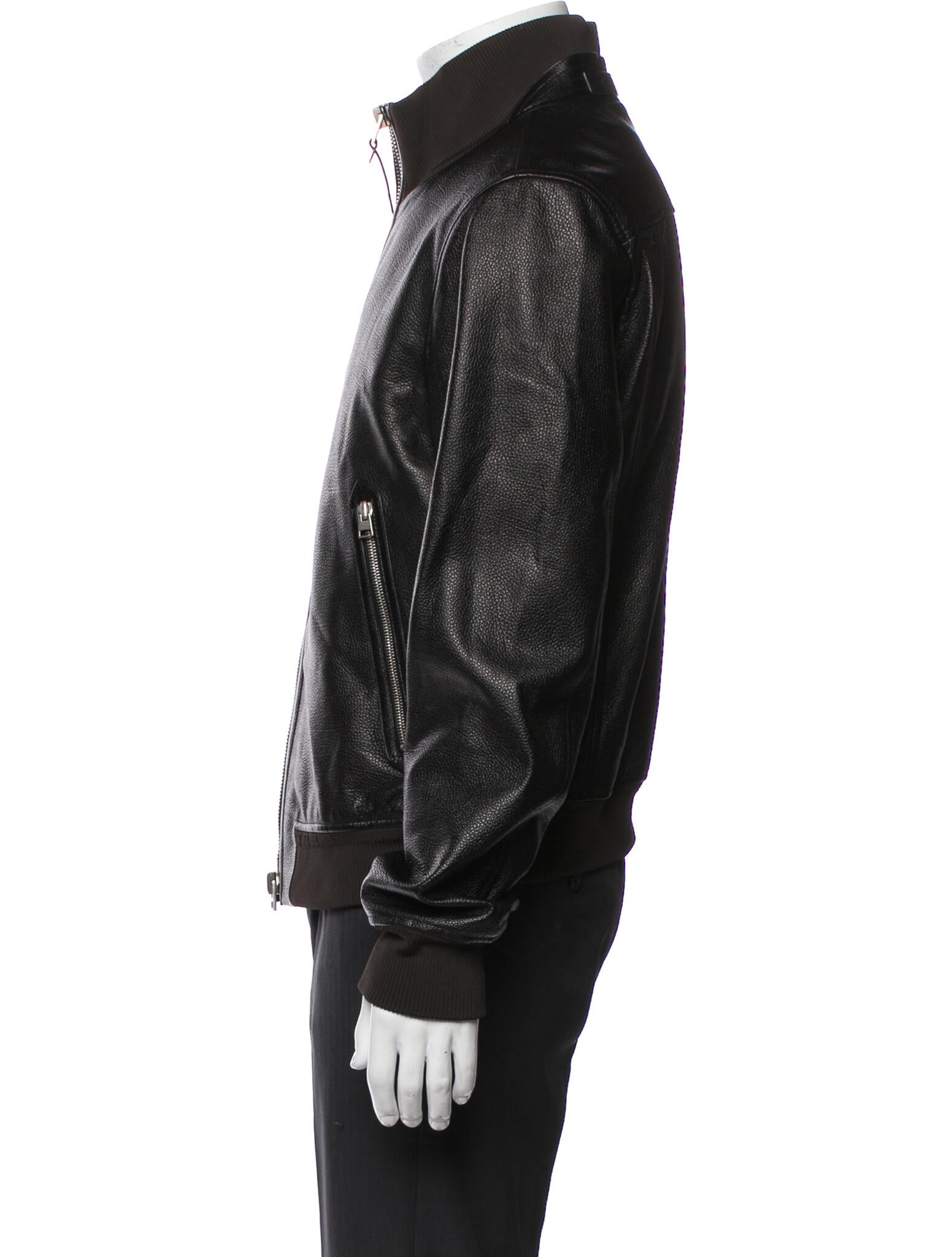 Tom Ford Lamb Leather Bomber Jacket