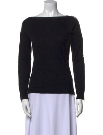 Tom Ford Cashmere Bateau Neckline Top