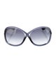 Tom Ford Oversize Gradient Sunglasses