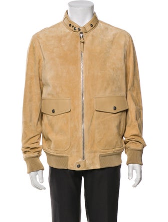 Tom Ford Leather Bomber Jacket
