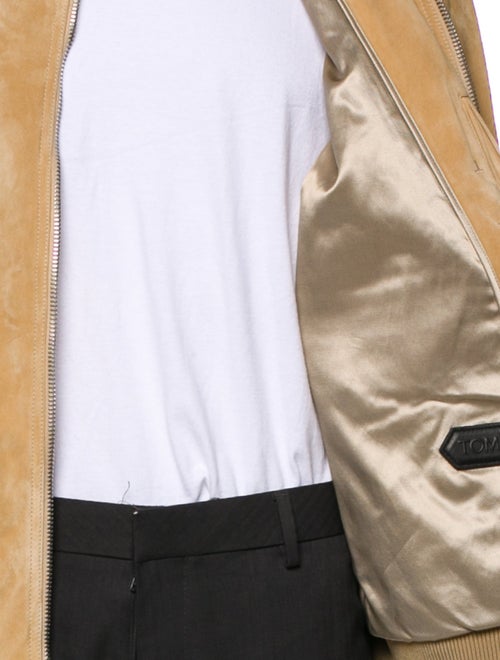 Tom Ford Leather Bomber Jacket