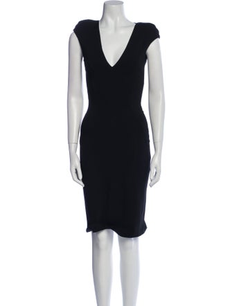 Tom Ford V-Neck Knee-Length Dress