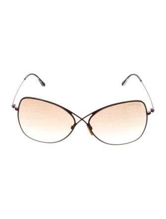 Tom Ford Oversize Gradient Sunglasses