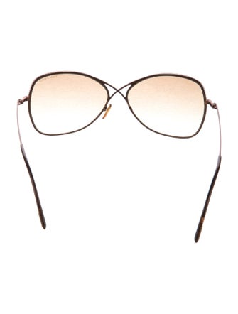 Tom Ford Oversize Gradient Sunglasses