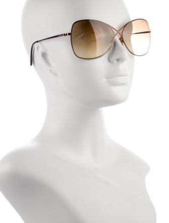 Tom Ford Oversize Gradient Sunglasses