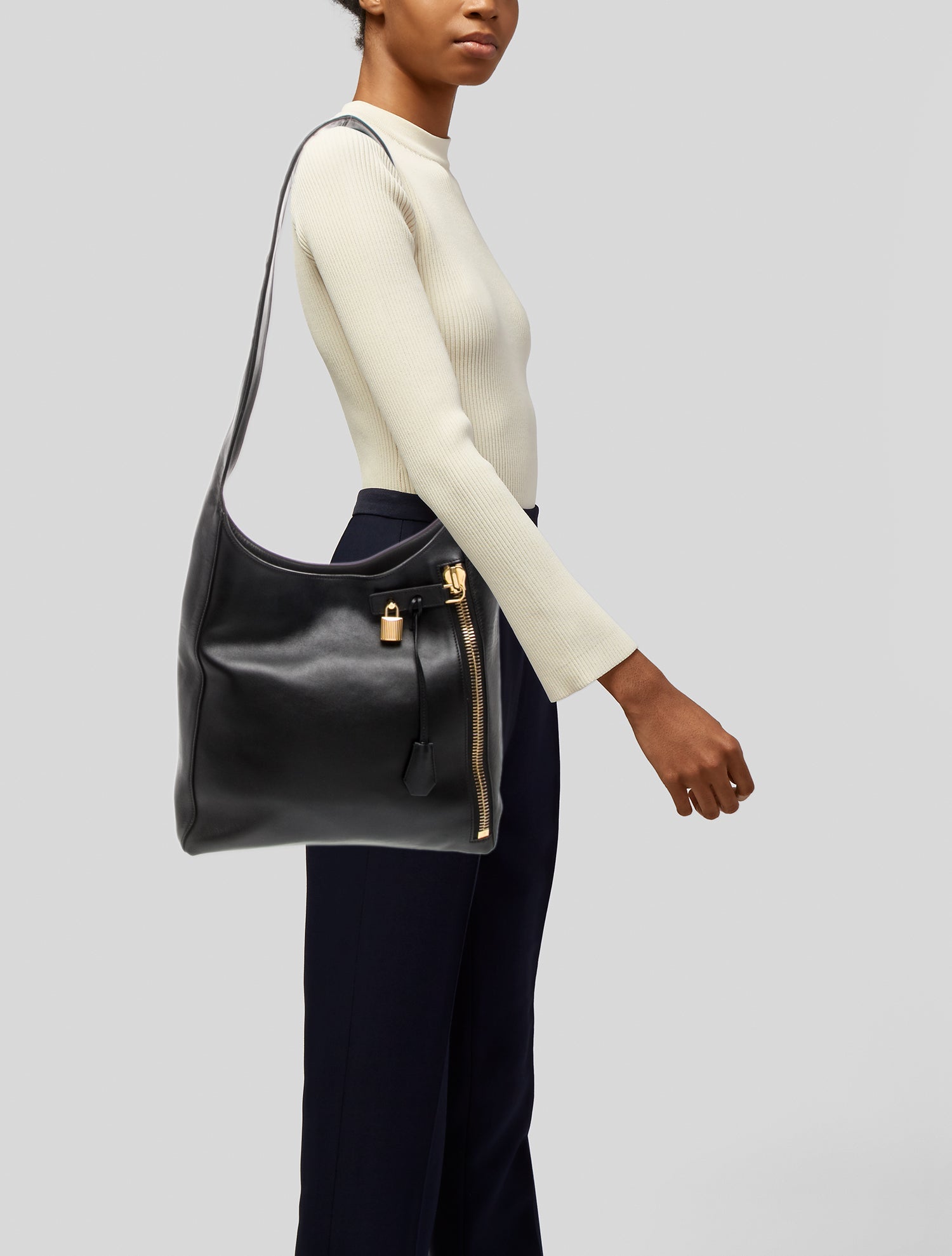 Tom Ford Leather Shoulder Bag