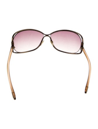 Tom Ford Eugenia Oversize Sunglasses
