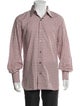 Tom Ford Plaid Print Long Sleeve Dress Shirt