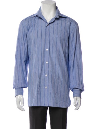 Tom Ford Striped Long Sleeve Dress Shirt