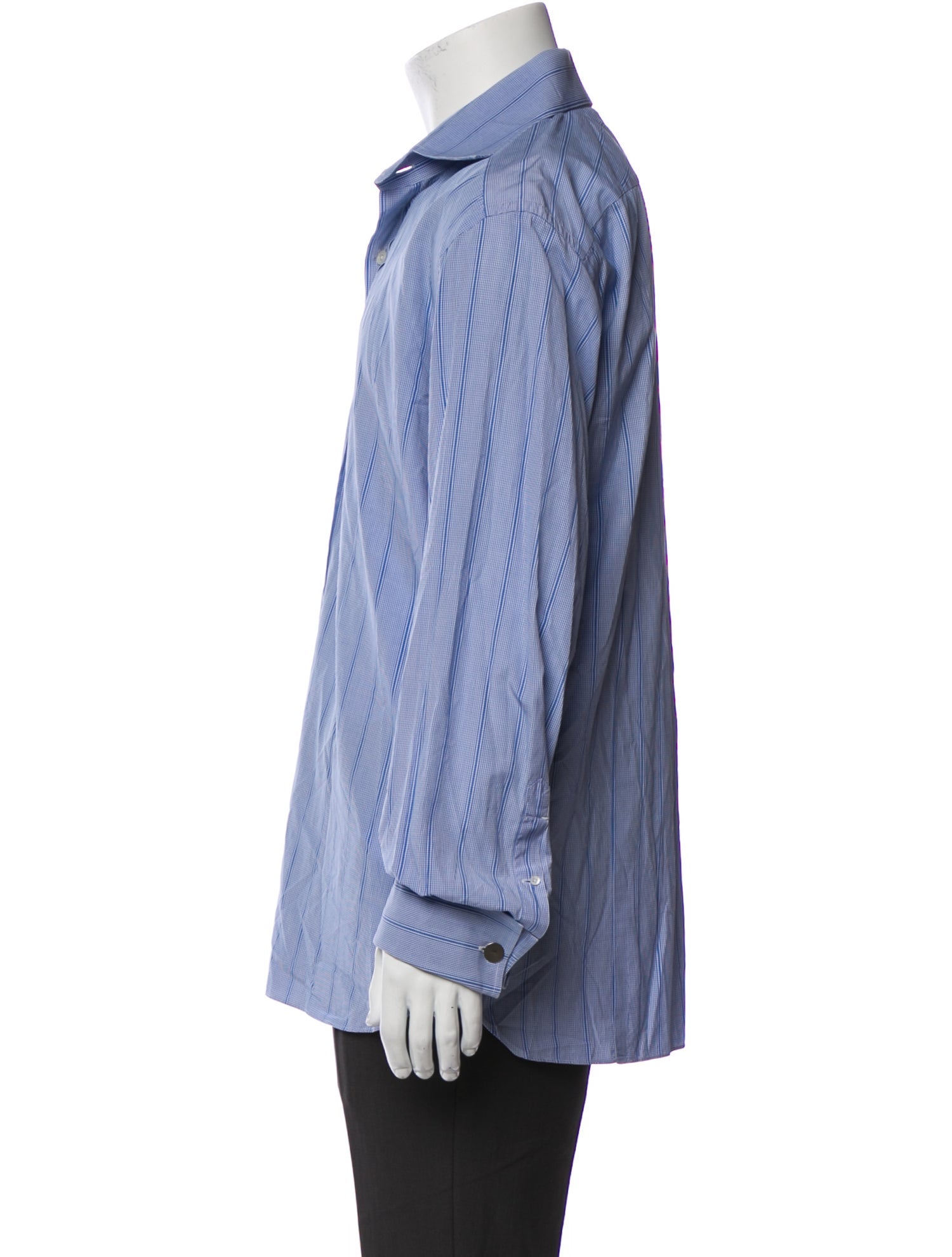 Tom Ford Striped Long Sleeve Dress Shirt