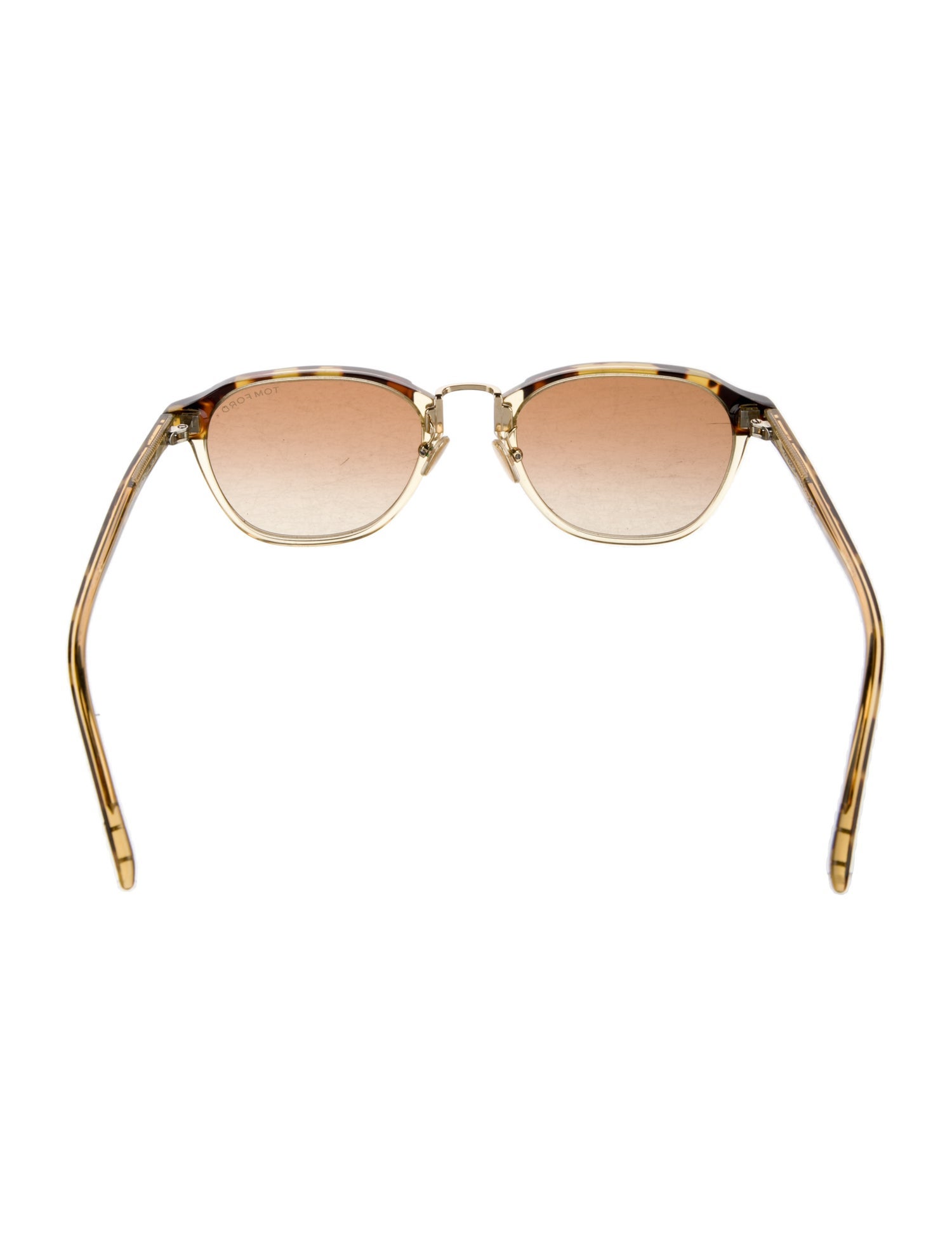 Tom Ford Round Gradient Sunglasses