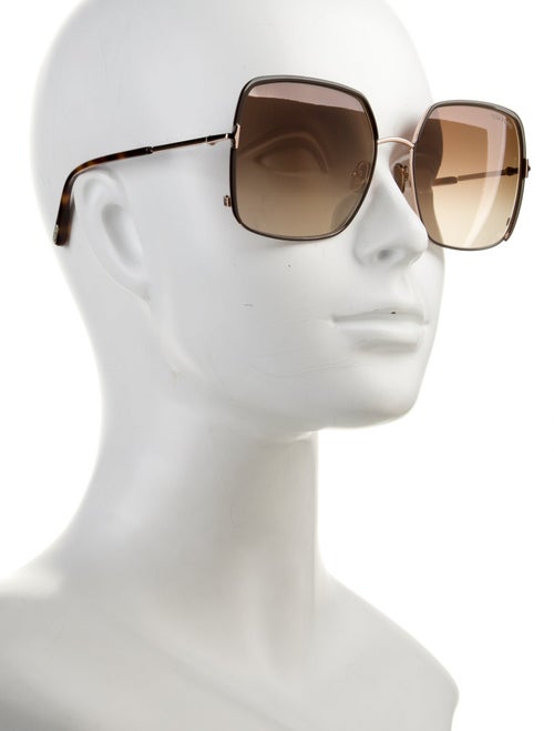 Tom Ford Oversize Gradient Sunglasses