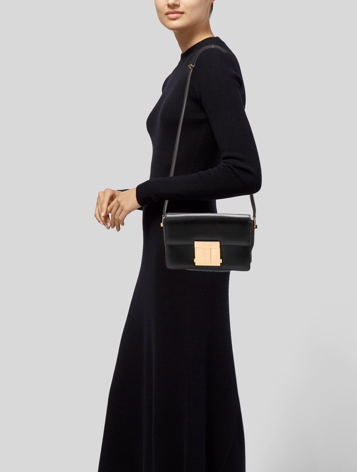 Tom Ford Leather Shoulder Bag