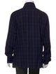 Tom Ford Plaid Print Long Sleeve Shirt