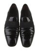 Tom Ford Patent Leather Grosgrain Trim Monk Straps