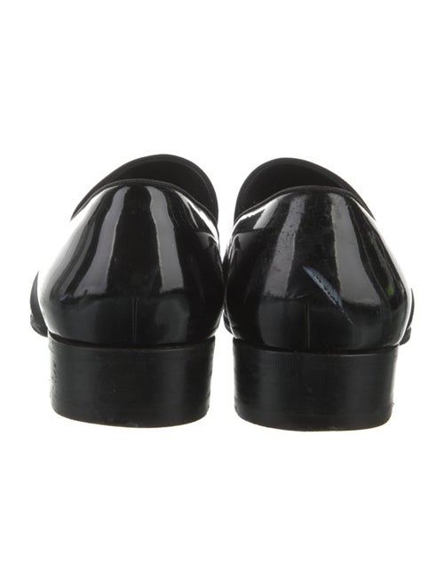 Tom Ford Patent Leather Grosgrain Trim Monk Straps
