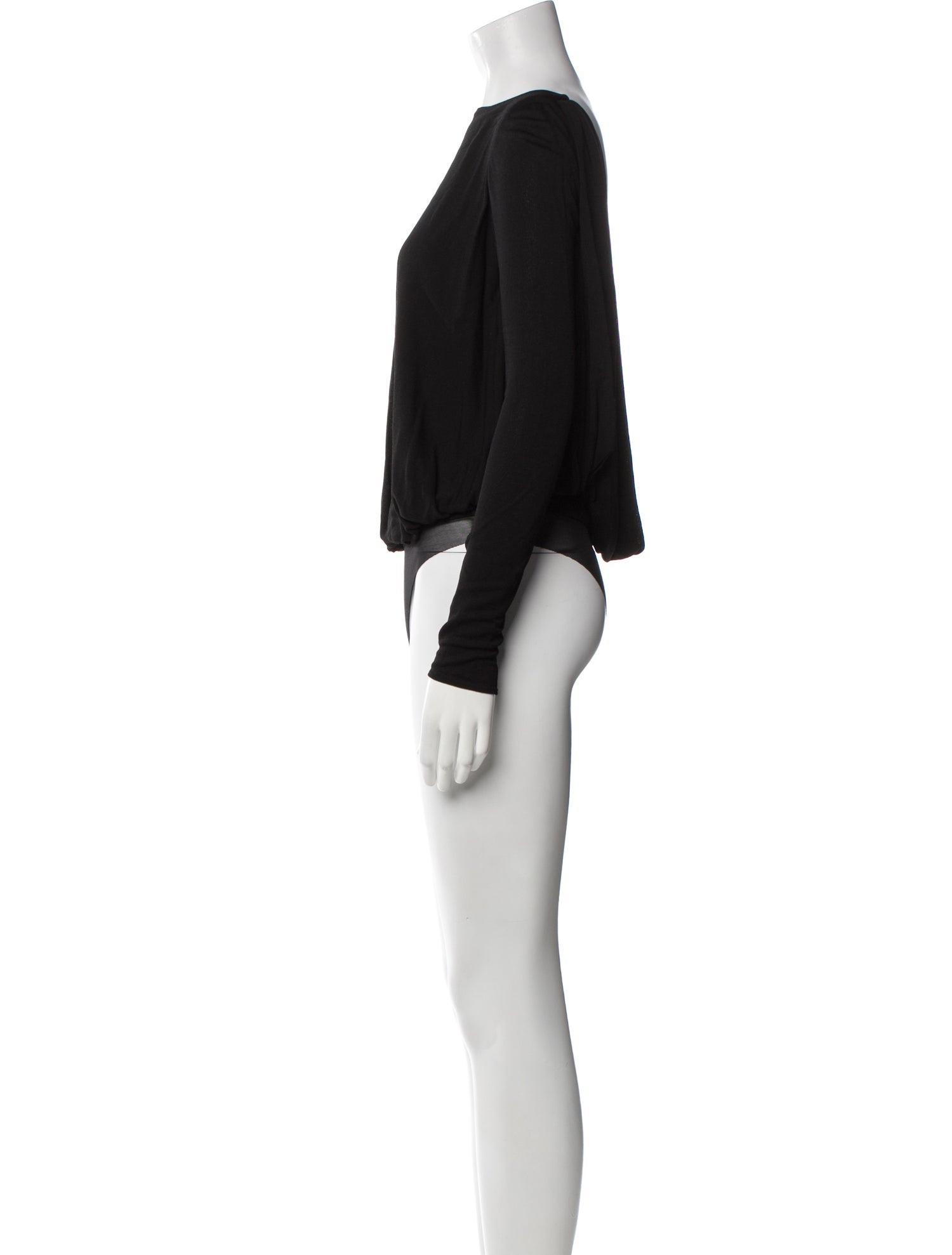 Tom Ford Bateau Neckline Long Sleeve Bodysuit