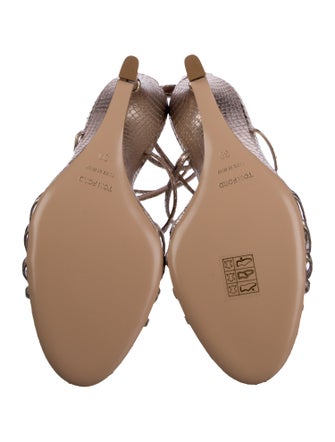 Tom Ford Snakeskin Sandals