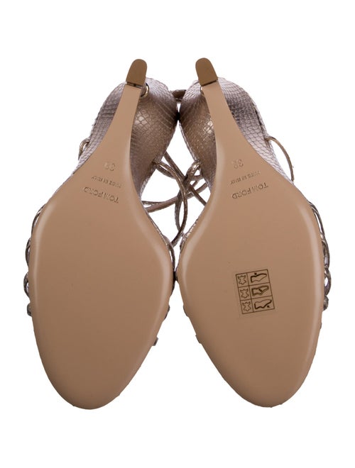 Tom Ford Snakeskin Sandals