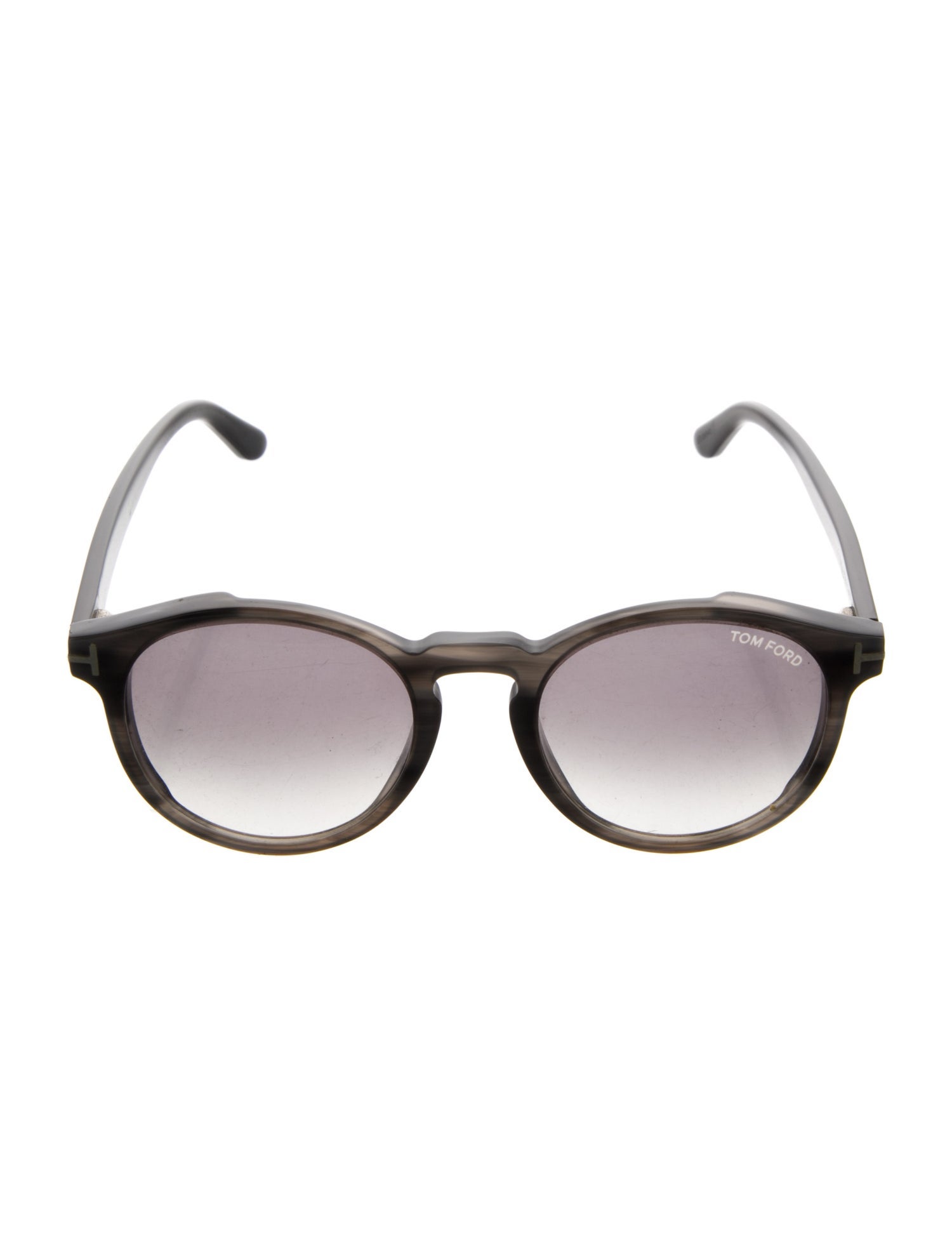 Tom Ford Round Gradient Sunglasses