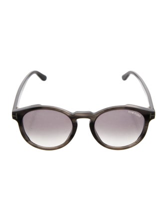 Tom Ford Round Gradient Sunglasses