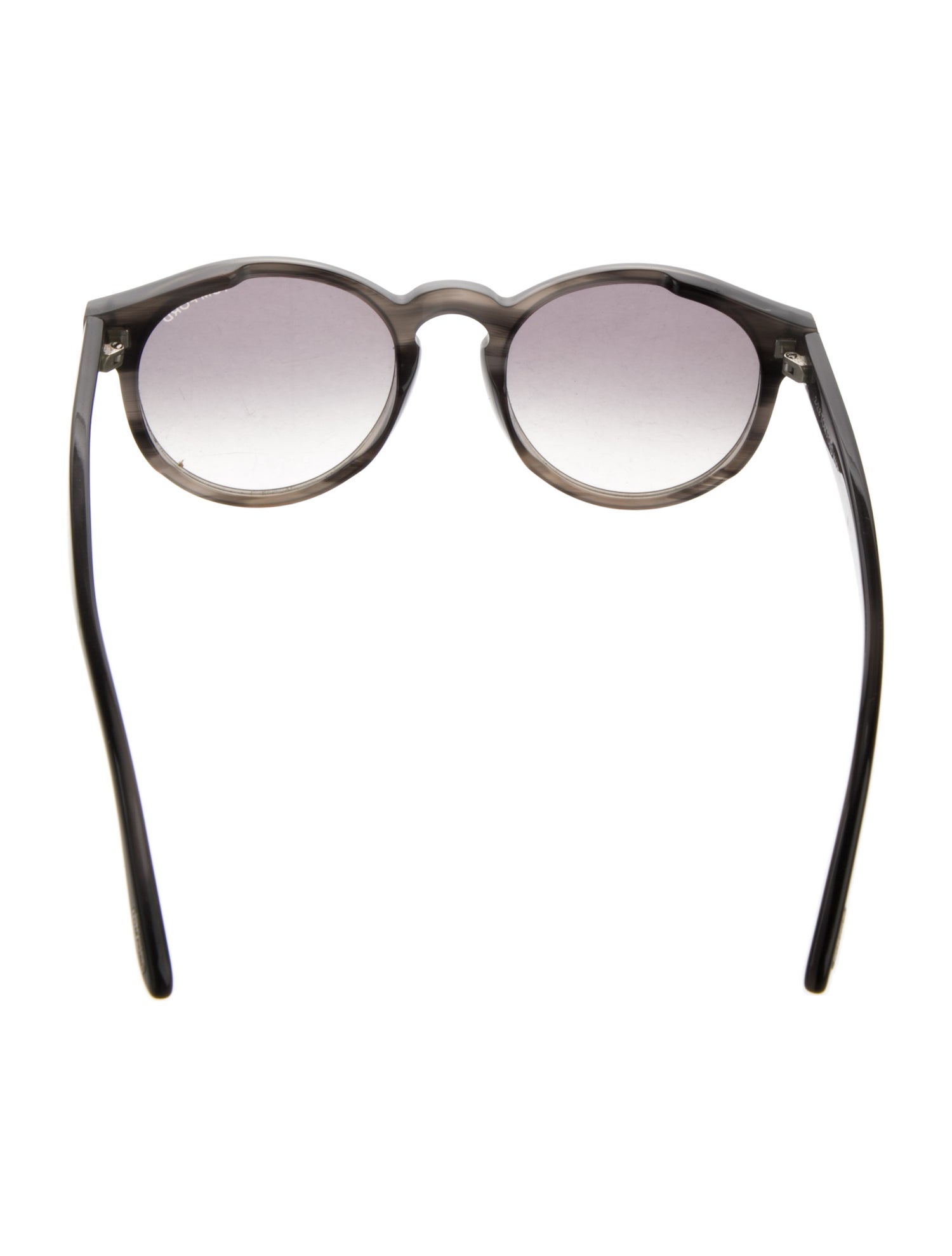 Tom Ford Round Gradient Sunglasses