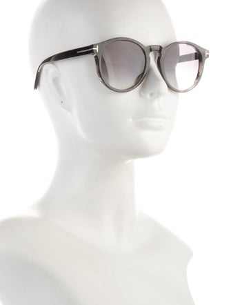 Tom Ford Round Gradient Sunglasses