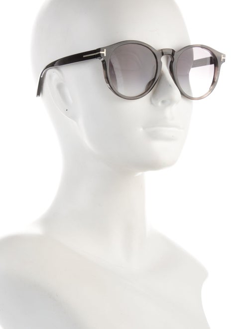 Tom Ford Round Gradient Sunglasses
