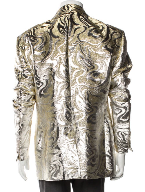 Tom Ford Printed Glitter Accents Blazer